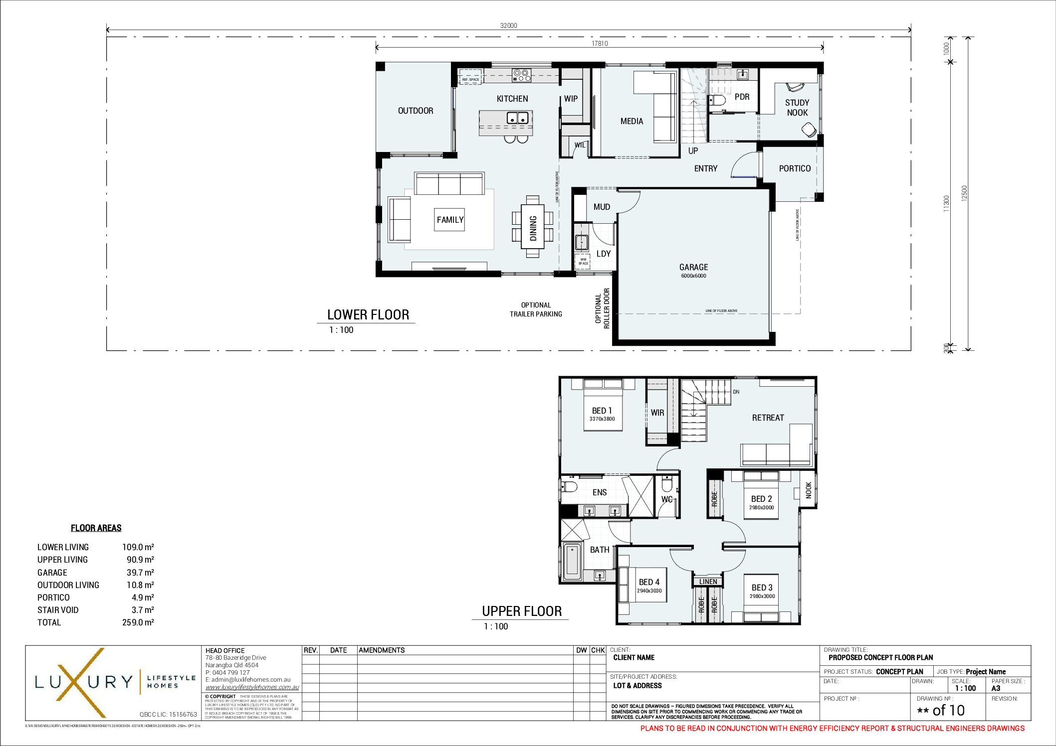 ATLAS HOUSE DESIGN 259M2 12.5M