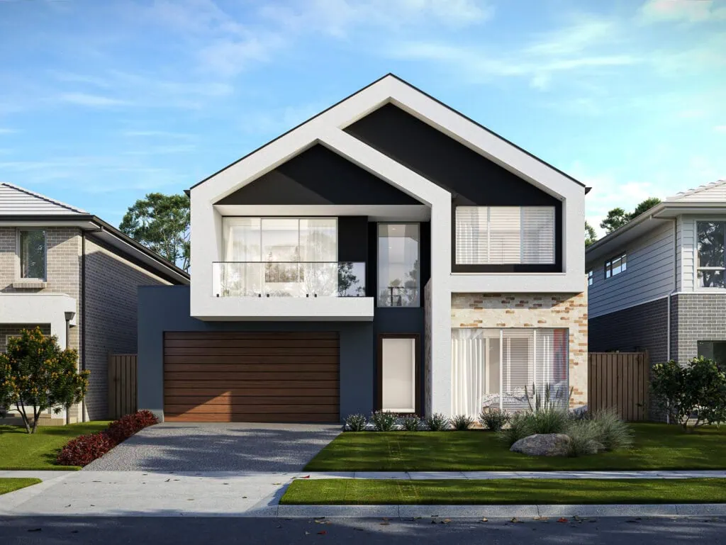 Scandi facade Brisbane
